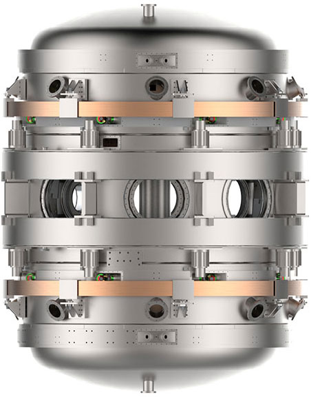 Rockwood used composites to assemble the central core for the UK’s newest fusion device, Tokamak Energy’s ST40. © Rockwood Composites 